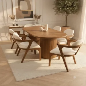 سفرة مودرن ٦ كراسي (dining table set for 6)