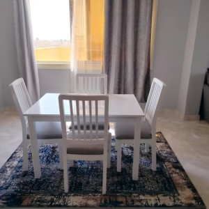 ترابيزة سفرة 4 كراسي خشب